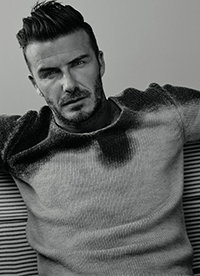 貝克漢姆黑白寫真集 性感半裸演繹完美型男