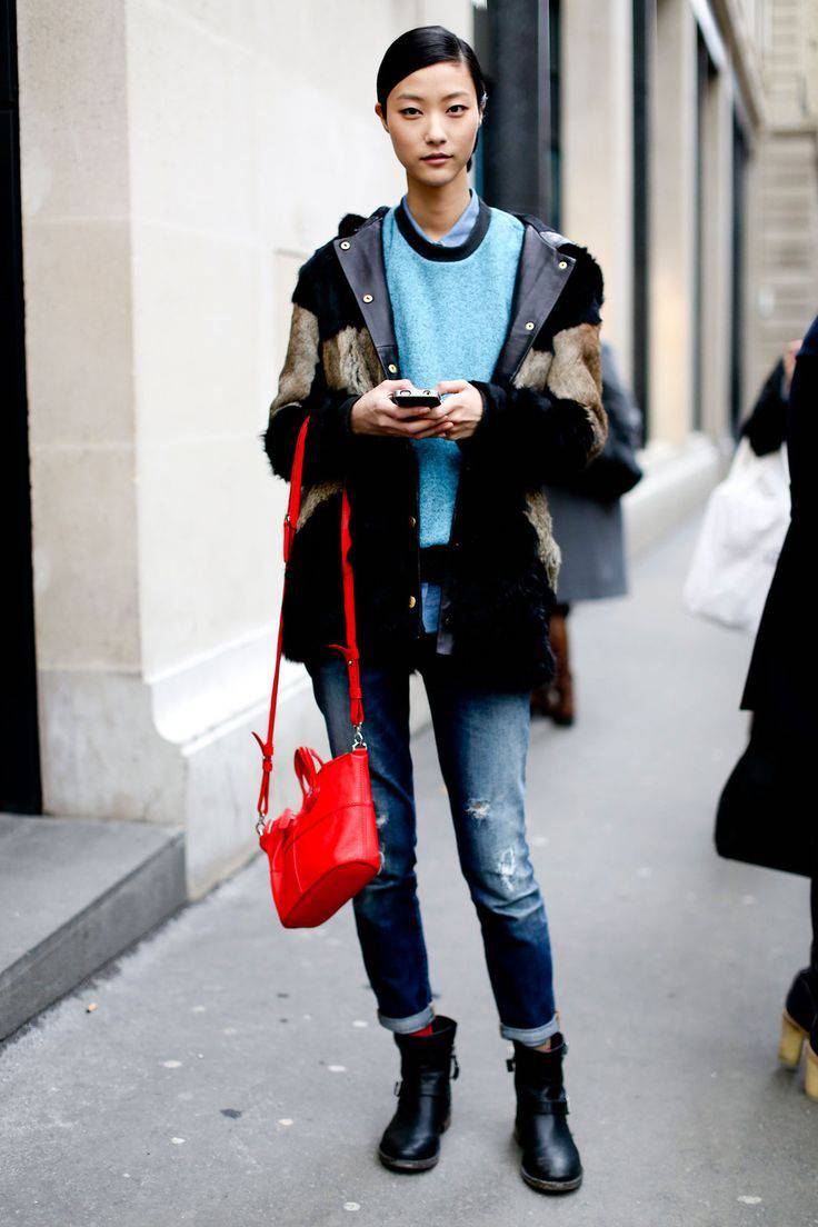 韓國模特樸智慧時尚簡約實(shí)用街拍