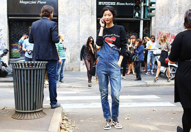 韓國模特樸智慧時尚簡約實用街拍