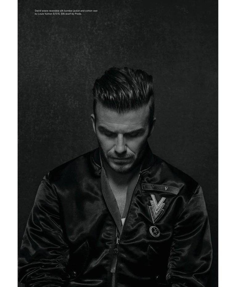 貝克漢姆黑白寫真集 性感半裸演繹完美型男