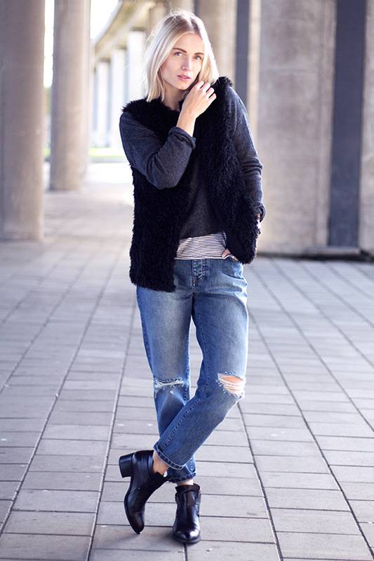 寬松牛仔褲怎么搭配？時(shí)尚達(dá)人給你不一樣的感覺