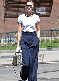 個小也不怕 高腰闊腿褲讓你胸以下全是大長腿！