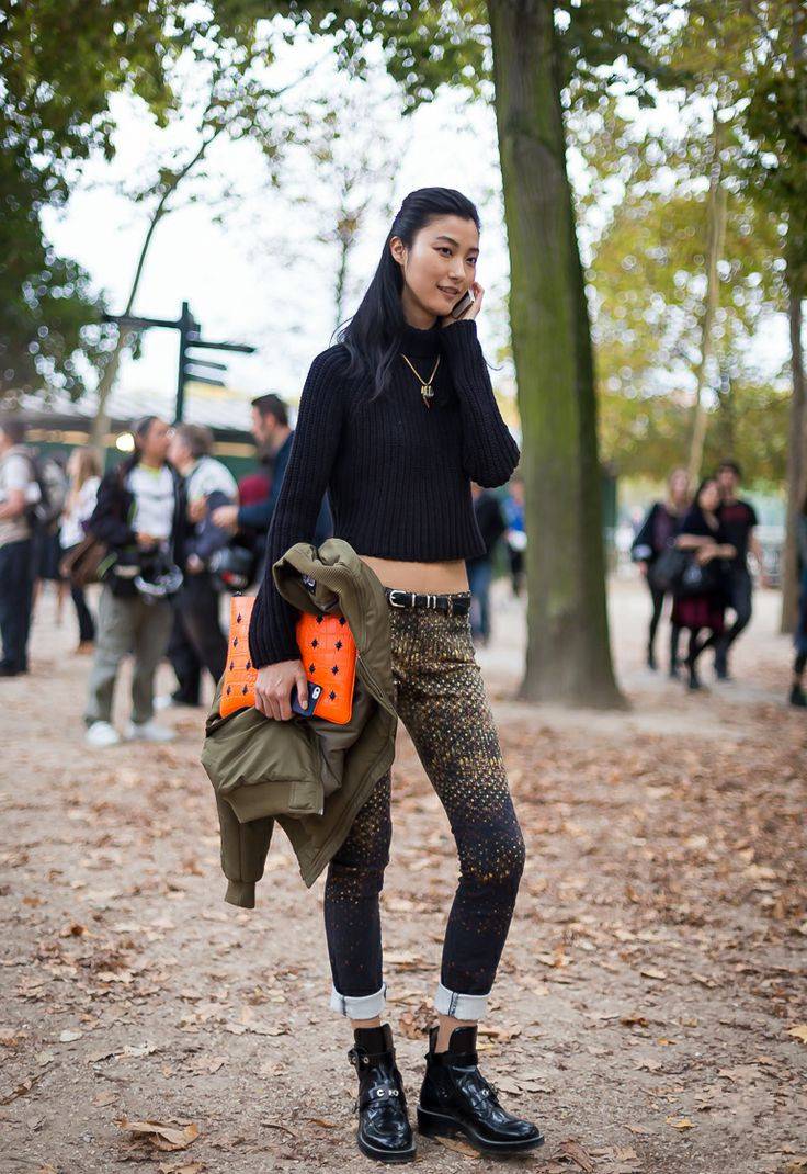 韓國模特樸智慧時尚簡約實用街拍