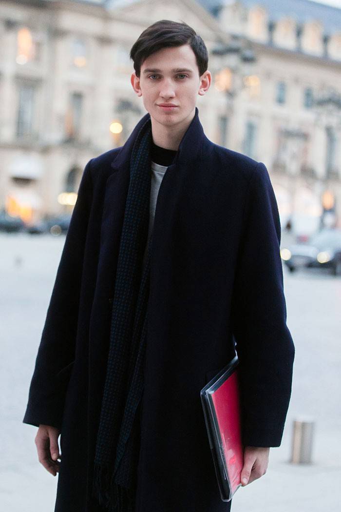 男裝時(shí)裝周的男模街拍look 又是一大波小鮮肉們