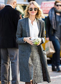 潮流街拍達(dá)人教你大衣配裙子這樣穿最時(shí)髦