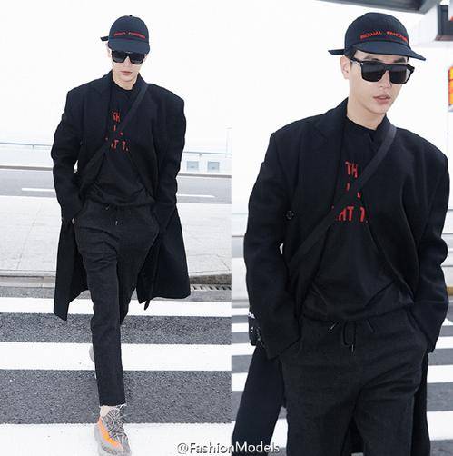 孫堅近期街拍曝光 飛行員外套+帽衫時尚溫暖兩不誤