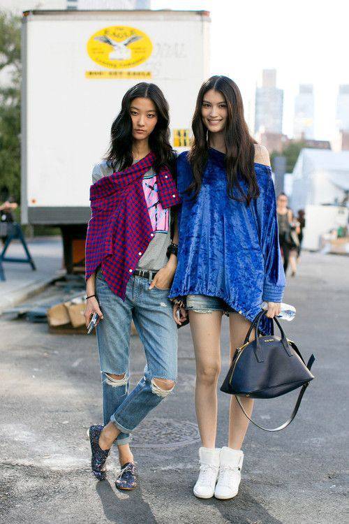 韓國模特樸智慧時尚簡約實用街拍