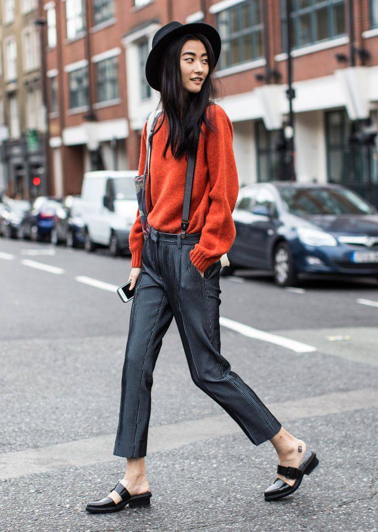 韓國模特樸智慧時尚簡約實用街拍