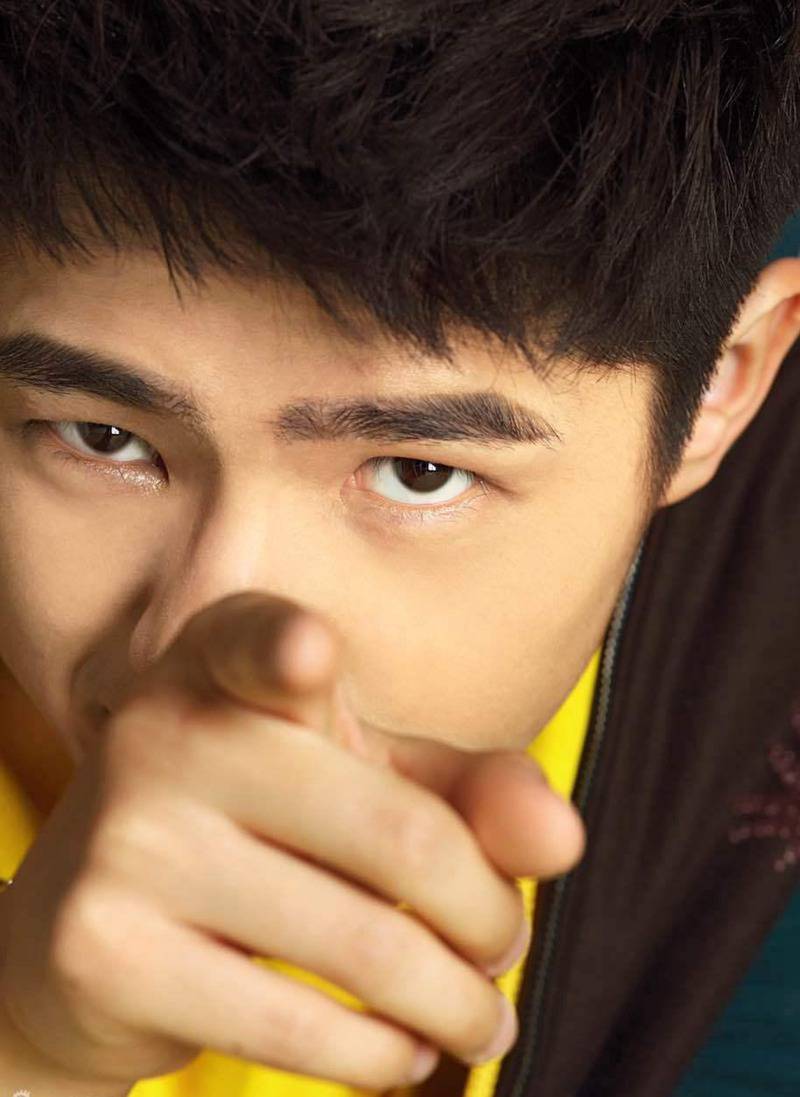 當(dāng)紅小生劉昊然時(shí)尚寫真變身扯線木偶