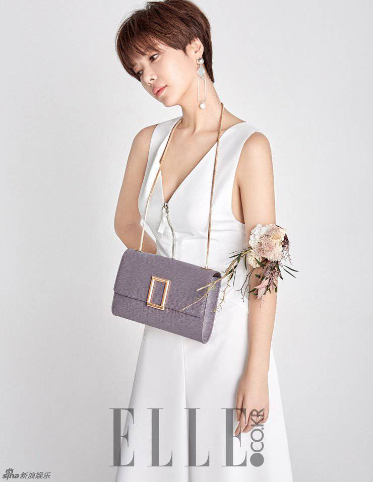 韓星黃正音短發(fā)造型攝影寫(xiě)真 時(shí)尚獨(dú)特魅力十足