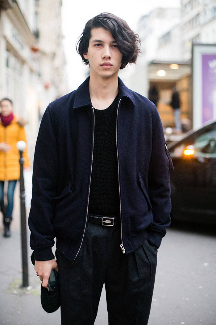 男裝時(shí)裝周的男模街拍look 又是一大波小鮮肉們