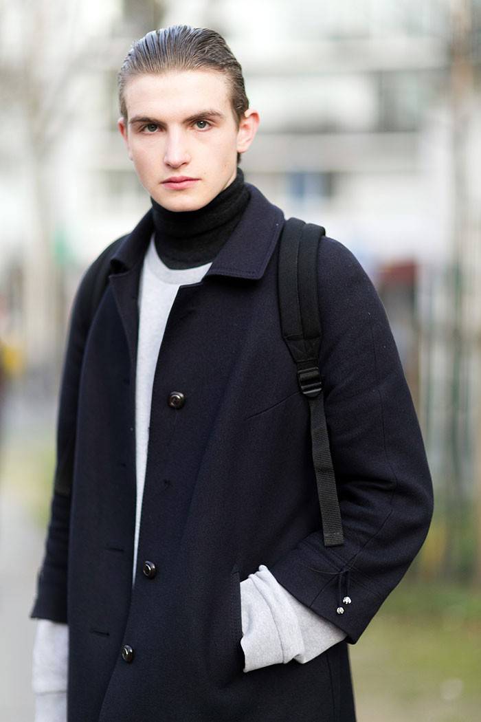 男裝時(shí)裝周的男模街拍look 又是一大波小鮮肉們