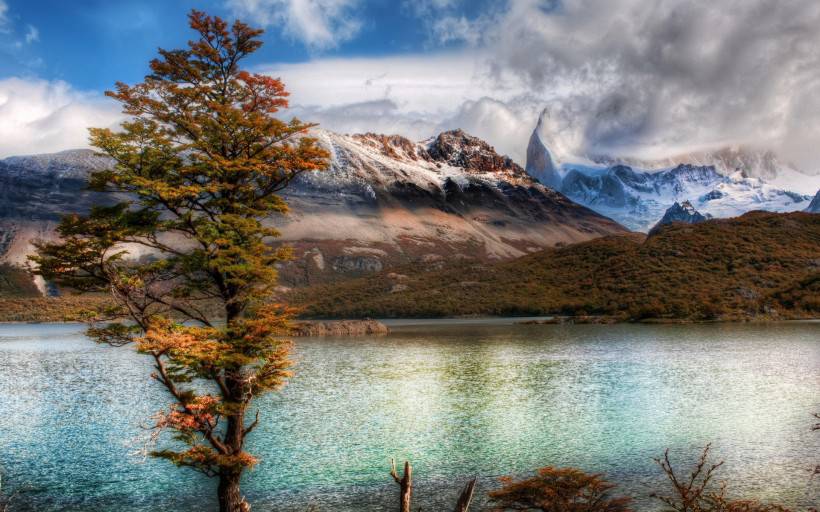 大自然湖泊風(fēng)景桌面壁紙