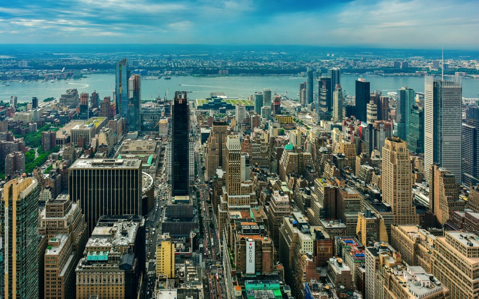美國紐約曼哈頓全景圖片大全