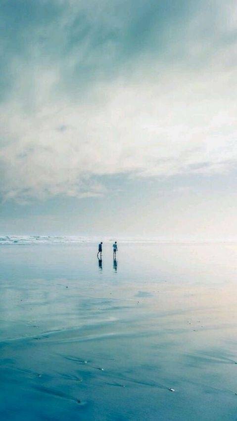 唯美海邊圖片 我想和你一起去看海