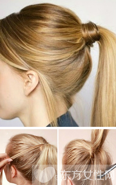 想要清爽減齡發(fā)型嗎 不妨試試高扎馬尾吧