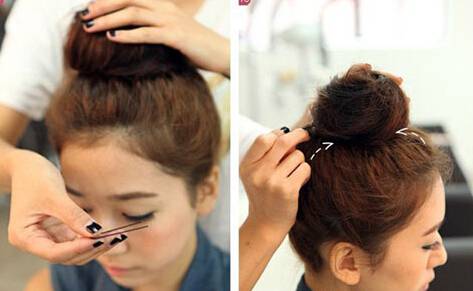 短發(fā)怎么扎丸子頭好看 簡(jiǎn)單步驟圖解