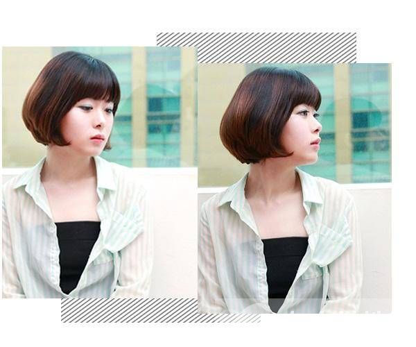 這些齊劉海短發(fā)發(fā)型 讓你的顏值更上一層樓