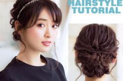 這個夏日當然少不了亮麗優(yōu)雅盤發(fā)