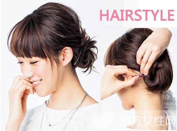 四款時尚短發(fā)盤發(fā)造型 絕對讓你美到尖叫