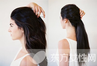 想要清爽減齡發(fā)型嗎 不妨試試高扎馬尾吧