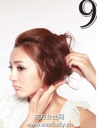 擰卷側盤蓬松團子發(fā)