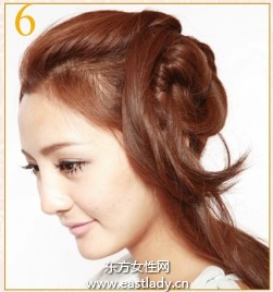 日系發(fā)型之夢幻側(cè)盤大團發(fā)造型