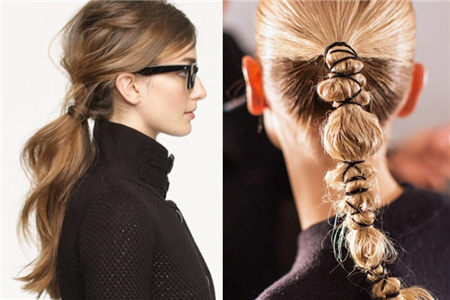 馬尾+圍巾今冬發(fā)型就這樣設(shè)計