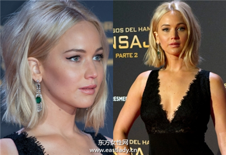 跟珍妮佛勞倫斯學發(fā)型設計 短發(fā)也可這么酷