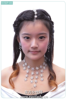 時尚雙縷卷甜美純真