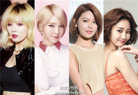 短發(fā)更性感 看韓國當(dāng)紅女星剪發(fā)前后對比照