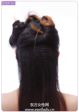 尖尾梳倒梳劉海發(fā)根打造歐系發(fā)型