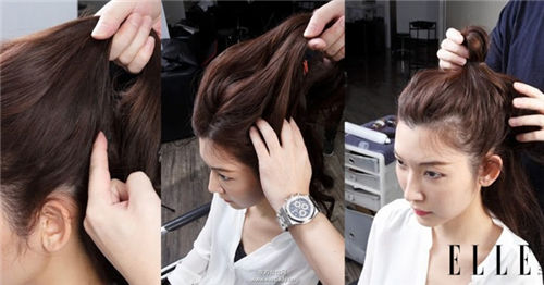 丸子頭的扎法圖解 越隨性越自然有型