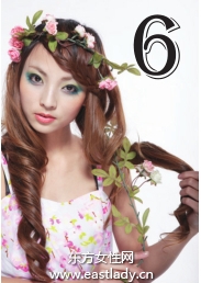 森女氣質(zhì)的編劉海兒卷發(fā)