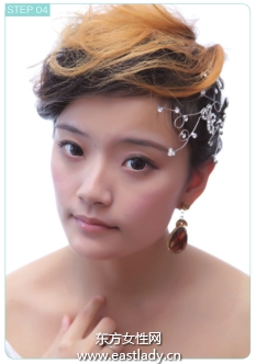 新娘盤發(fā)發(fā)型做個(gè)與眾不同美娘子