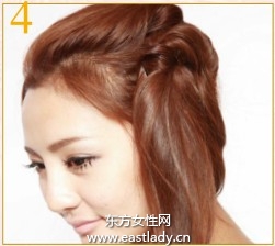 日系發(fā)型之夢幻側(cè)盤大團發(fā)造型