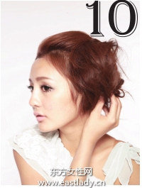 擰卷側盤蓬松團子發(fā)