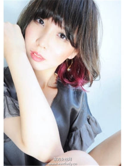 可以甜美也可以個性 日系夢幻內(nèi)側(cè)染發(fā)任你選