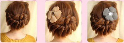 長(zhǎng)發(fā)變編發(fā)打造時(shí)尚發(fā)型