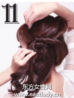 分區(qū)擰卷盤發(fā)發(fā)型設(shè)計(jì)圖解