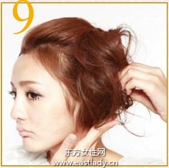 日系發(fā)型之夢幻側(cè)盤大團發(fā)造型