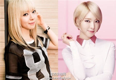 短發(fā)更性感 看韓國當紅女星剪發(fā)前后對比照