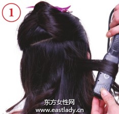 浪漫優(yōu)稚卷發(fā)發(fā)型當(dāng)宴會中的公主