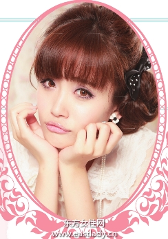 分區(qū)擰卷盤(pán)發(fā)發(fā)型設(shè)計(jì)圖解