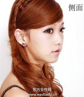 墊高頂發(fā)造型煥發(fā)層次感、立體感