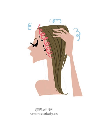 圖解正確洗發(fā)步驟