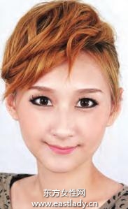 時(shí)尚中性盤發(fā)發(fā)型游走在性感與帥氣邊緣