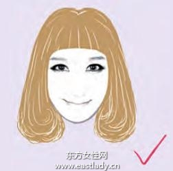 倒三角形女生適合的發(fā)型設(shè)計(jì)