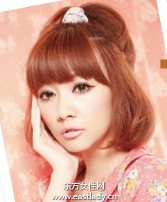 娃娃頭式高馬尾發(fā)型設(shè)計(jì)打造自然系乖乖女