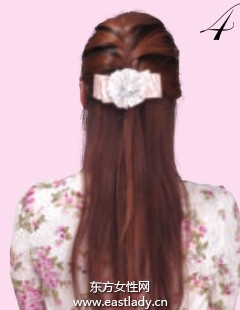 柔美俏皮三股辮散發(fā)端莊大氣氣質